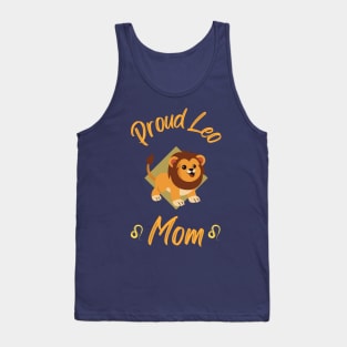 Proud Leo Mom Zodiac Astrology Tank Top